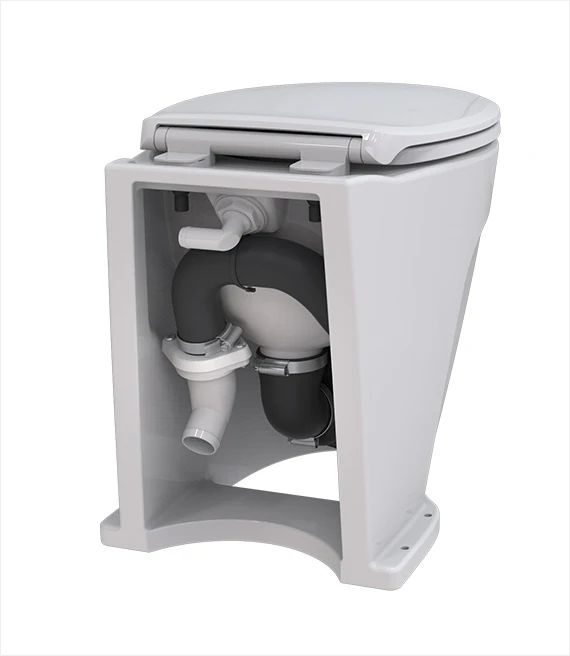 

SEA FLO 12v 24v Deluxe Flush Electric Marine Toilet For Boats One Piece Marine Yachts Toilet