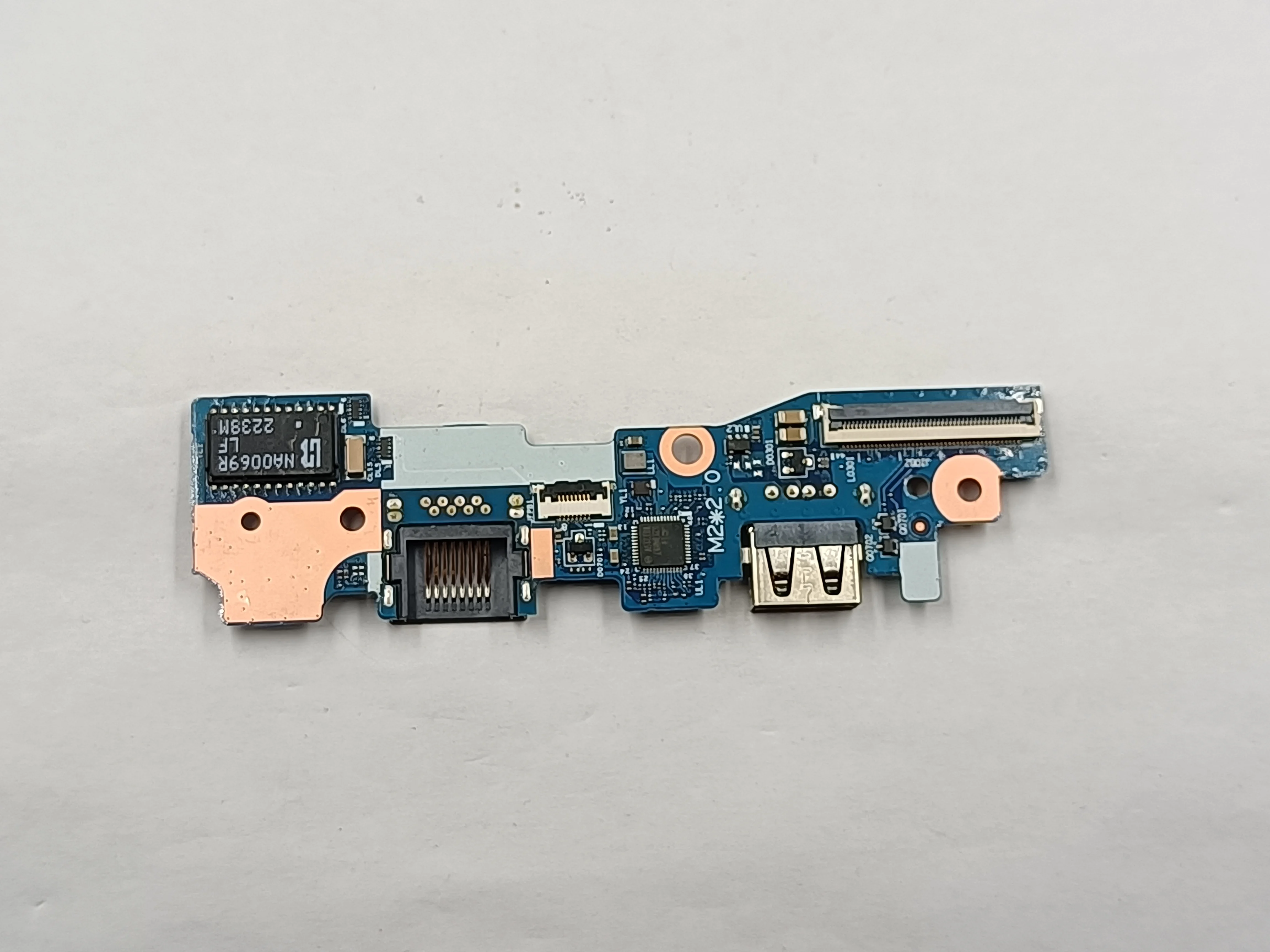 For Original Lenovo Thinkpad E14 Gen 5 Switch Board, Network Port Board USB Small Board 5C51J62763