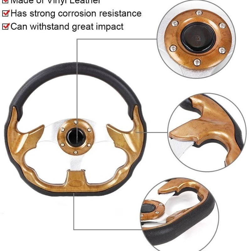13 Inch Universal Racing Steering Wheel 4 Season Sport Game Karting Modification Car Accessories