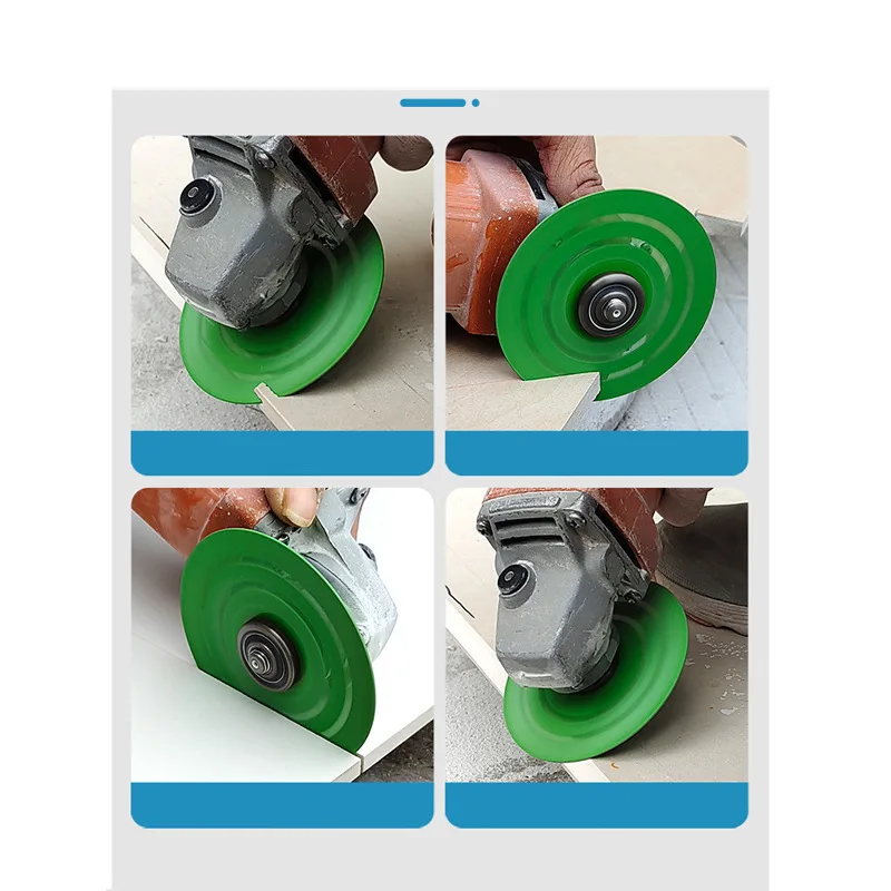 Professional Angle Grinder Blade For Sintered Stone Porcelain Tile Grinding Disc Trimming Chamfering Cutting Accessory