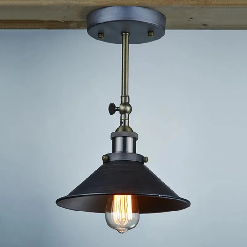 Vintage Industrial  Mount Light Double Umbrella Wall Lamps Lighting Fixture Steampunk  E27