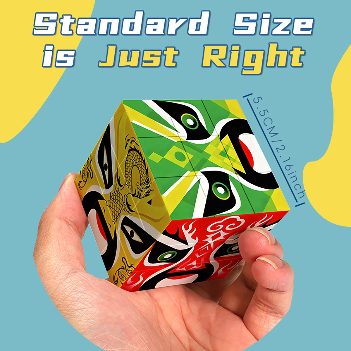 ลูกบาศก์มายากล 3x3x3 หมุนเร็ว พิมพ์ลาย UV เปลี่ยนหน้าได้ ช่วยคลายเครียด ปริศนาเกมระดับมืออาชีพ ของเล่นเด็ก ของขวัญ