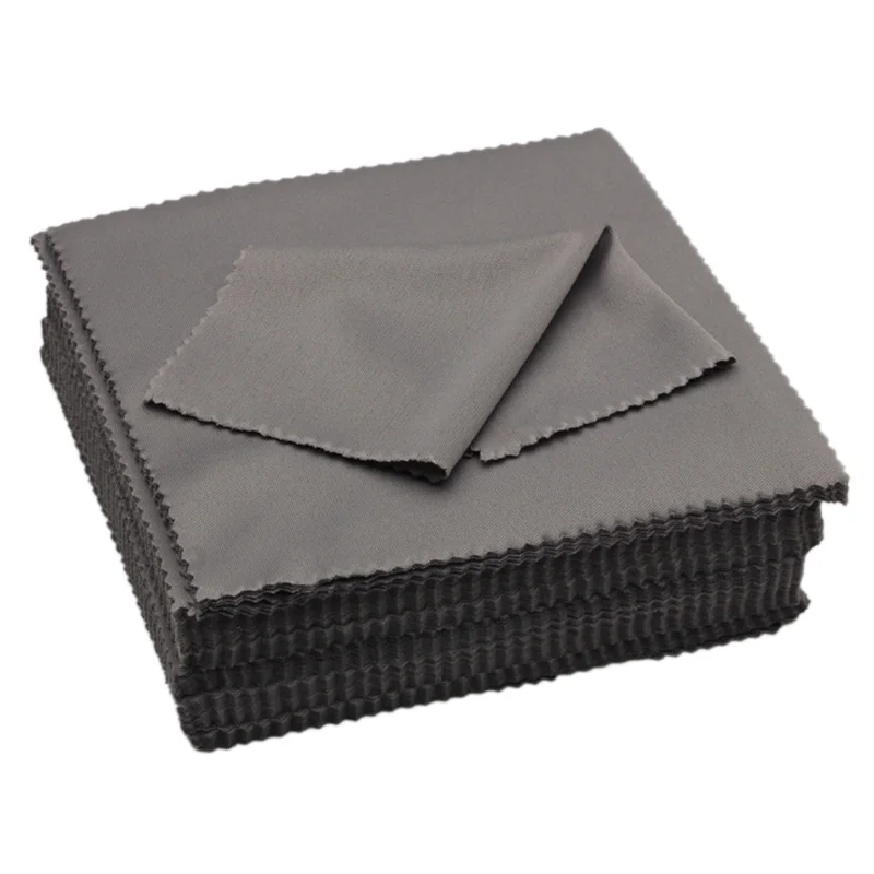 Fiber Display Cleaning Cloth 19X20 Cm In Gray, For All Smartphones & Tablet Pcs - Display Cloth Clean - Screen Cloth