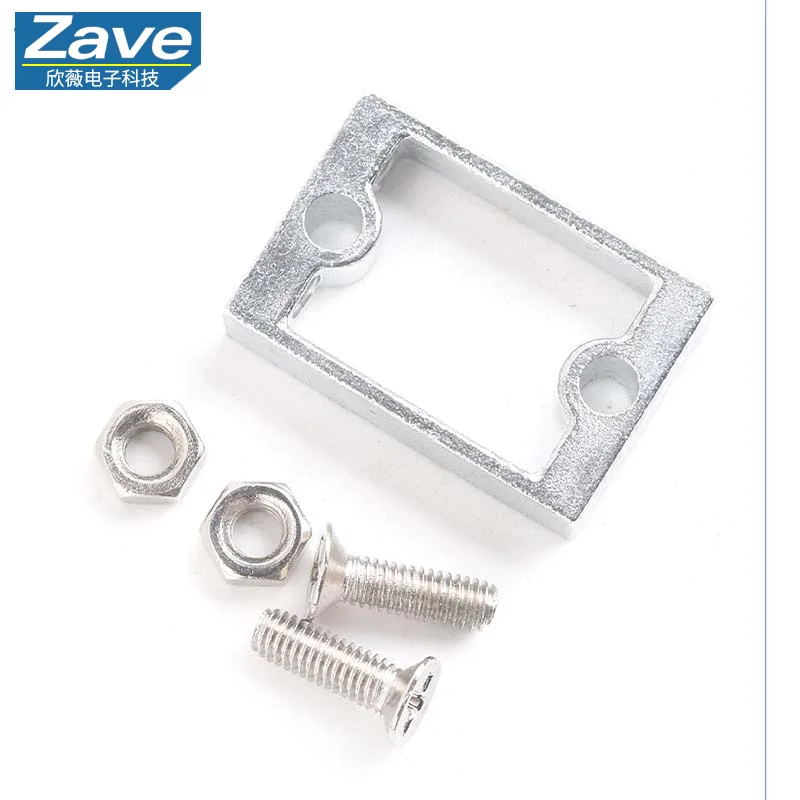 TT Motor Mount, Motor Frame, Aluminum Alloy, Smart Car Chassis, Wheels, Screws Included, Fasteners