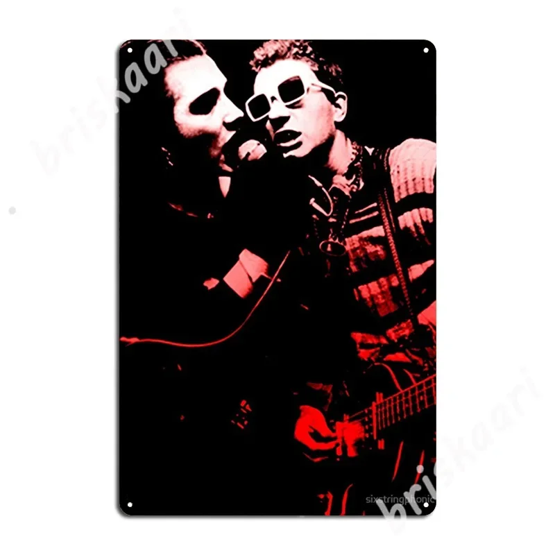 Dave Vanian &Amp; Captain Sensible - The Damned Metal Signs Wall pub Kitchen personalized Plaques Tin sign Posters