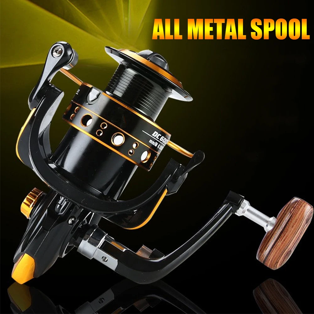 

13BB LURE Fishing Reel 5.2:1 High Speed Ultra Smooth Spinning Wheel Long Casting for Feeder Carp Drag 2-12kg 1000-7000 Coil