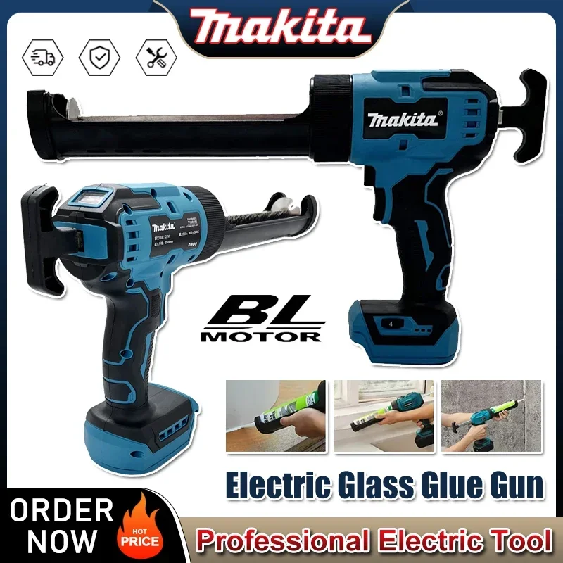 

Makita Electric Glass Glue Gun Cement Glass Adhesive Glue Seal Sealant Tool Wireless Glass Doors Windows Filling Sewing Gun