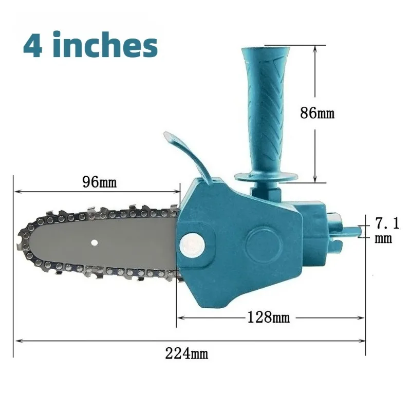 4-Zoll-Kettensägenkette Replacement, Mini Steel Saw Chain for Electric Chainsaw, Power Tools Part