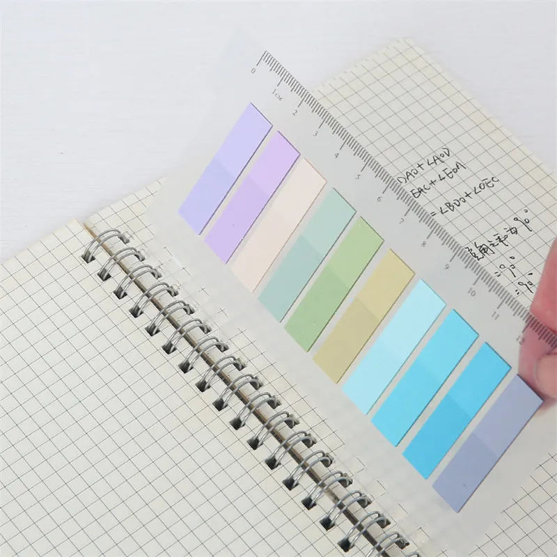 200 Sheets Transparant Sticky Notebook Huisdier Memo Voor Student Kantoorbenodigdheden Eenvoudige Tear Memo Pads Opmerking Boek Notepad