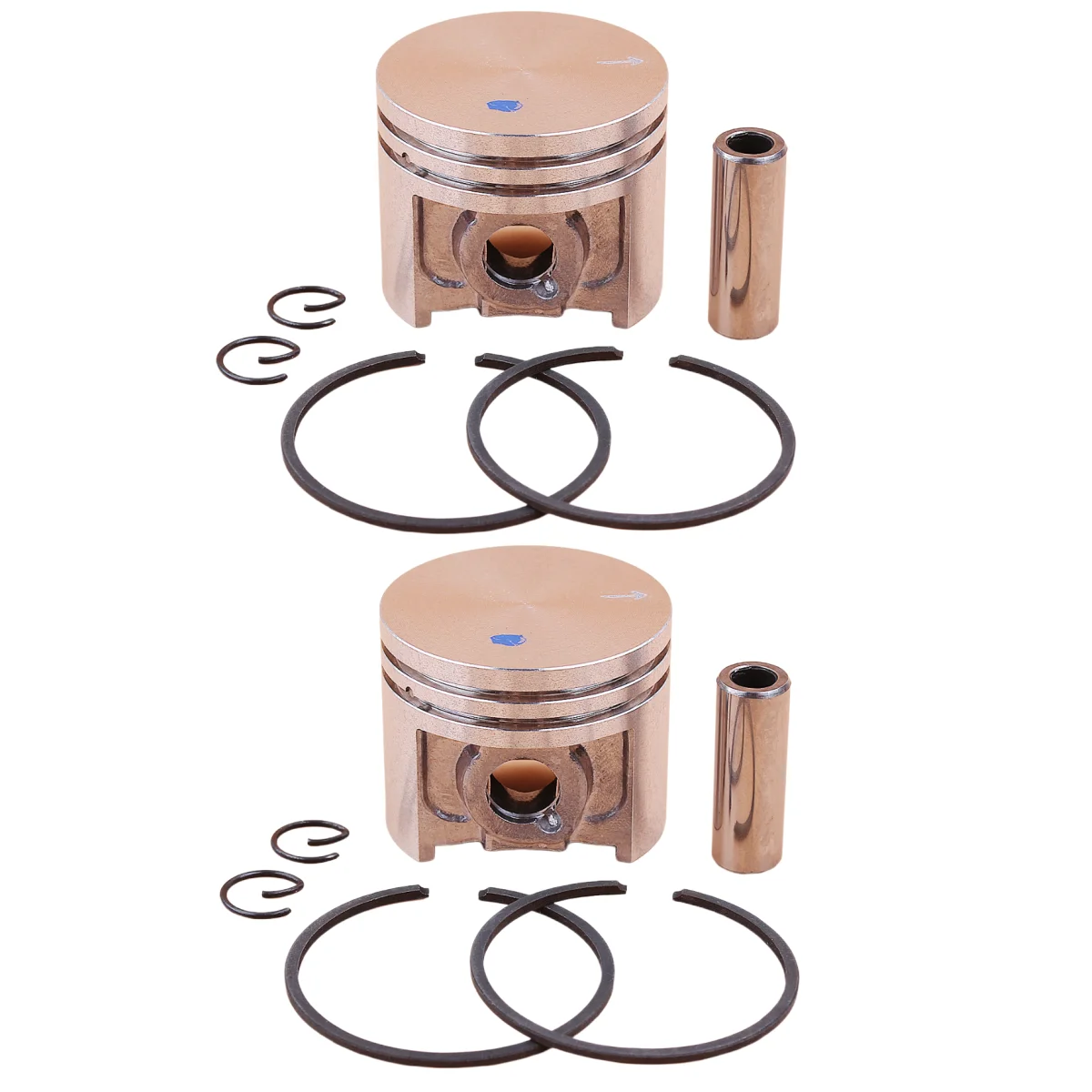 2Pcs 40mm Piston Kit For STIHL FS120 FS250 R FS200 R String Trimmer Brush Cutter Strimmer