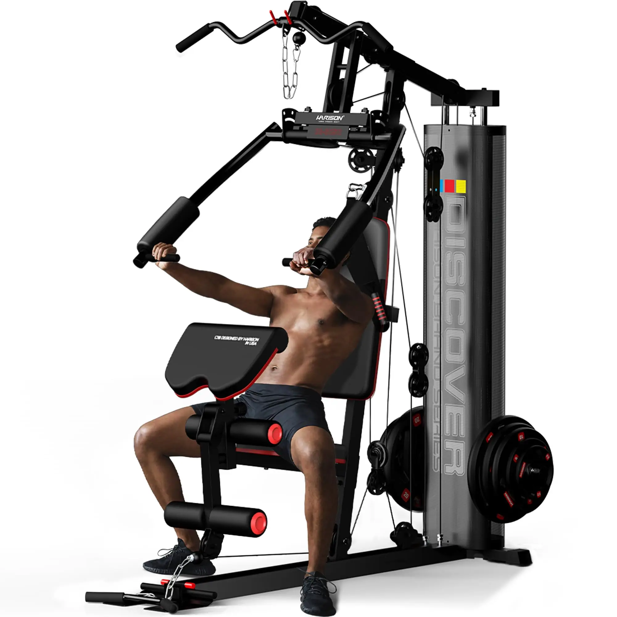 Home Gym System with 450 LB Capacity & Full Body Strength Training