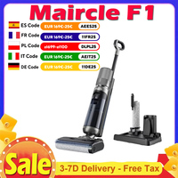 Maircle F1 Cordless Wet Dry Vacuum Cleaner 16kPa Suction 35min Runtime LED Display Self-propelled Self-Cleaning Voice Prompts