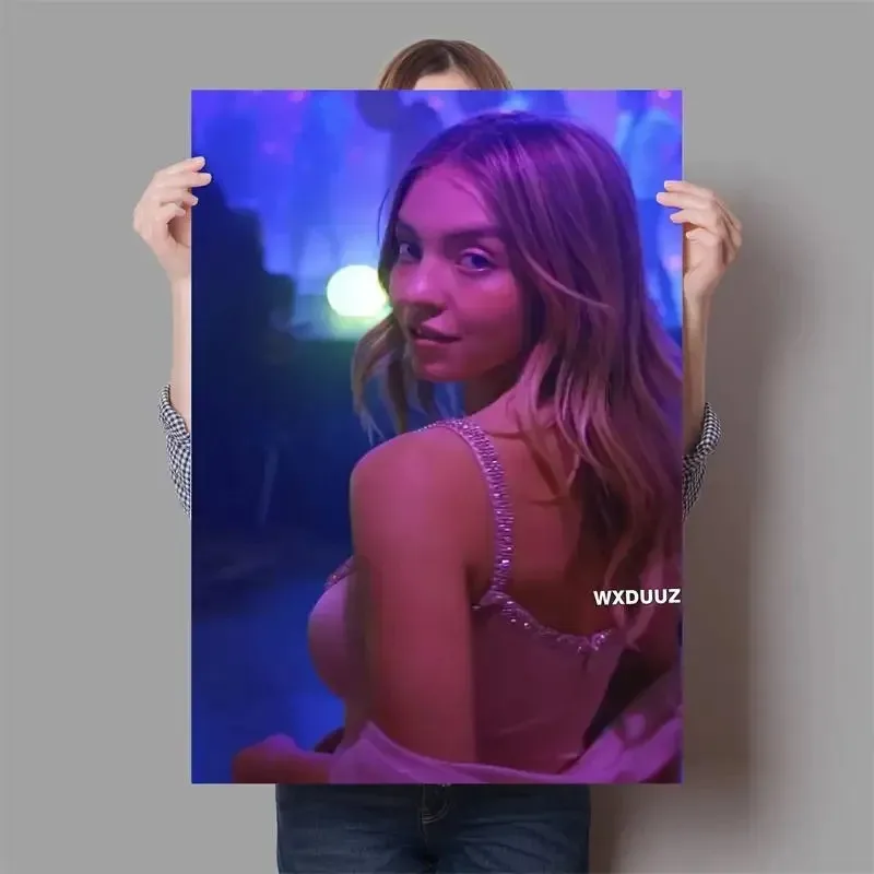 TV Euphoria Movie Zendaya Actress Movie Star Sexy Girl Beautiful Home Room Decor Posters Wall Art Living Poster Canvas Painting