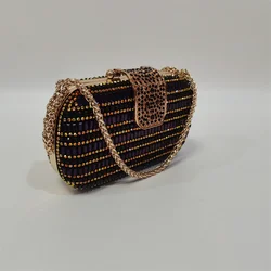 Women's Rhinestone Evening Bag Lady Clutch Purse Women's Elegant Handbags For Party Prom Can Crossbody Bag F1031-1