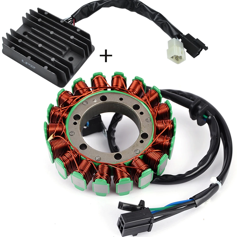 Motorcycle Stator Coil + Voltage Regulator Rectifier For Suzuki DL1000 V-Strom DL 1000 2002-2012 2011 2010 2009 2008 2007 2006