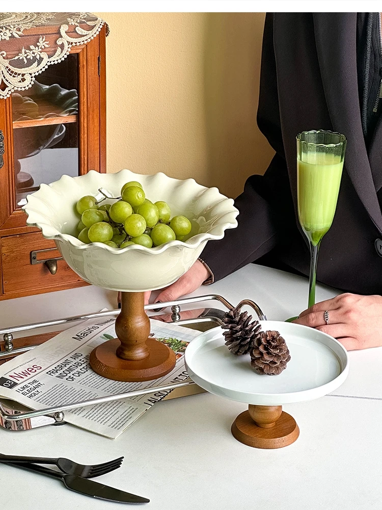 

ceramic lace dry rack room table dessert