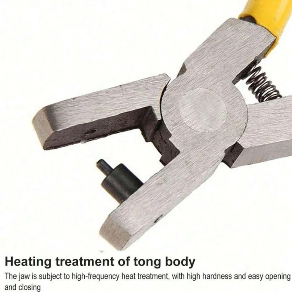Professional Round Hole Punch Pliers, Leather Hole Punch Tool for Watch Straps, Thin Belts, Shoes, Fabrics & Dog Collars view 3
