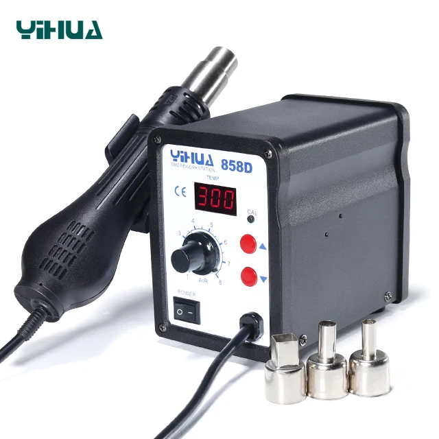 YIHUA 858D hot air desoldering repairing machine Heat Air Gun SMD rework soldering station