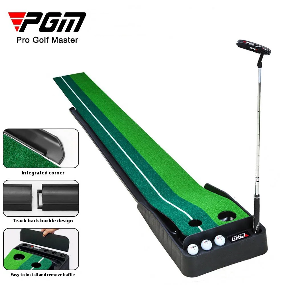 PGM TL004  2.5m/3m Golf Practice Equipment Indoor Putter Golf Practice Equipment Rubber Bottom Putter Golf Equipment
