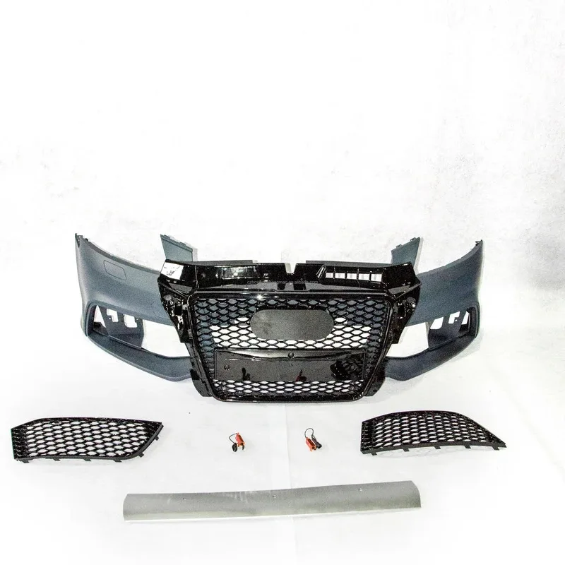 A3 S3 8P Front Bumper with Grill for A3 S3 8P Facelift RS3 Style BodyKit for Bumper 2008 2009 2010 2011 2012 2013