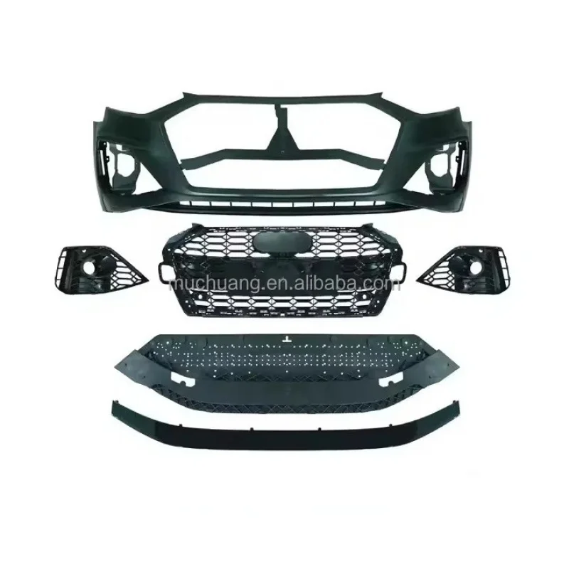 

Высокое качество 2021+ A4 Allroad RS4 Style Body Kit Передний и задний бампер из материала S Модернизация и модификация автомобильных бамперов