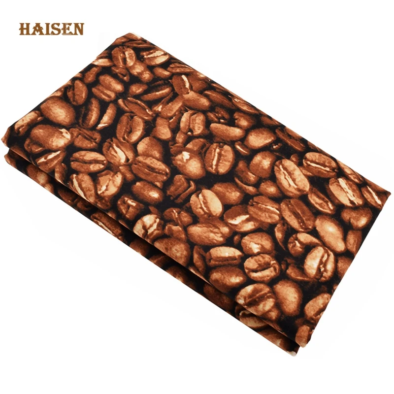 

Coffee Beans Series High-Quality Canvas Fabric Cotton Cloth For DIY Quilting&Sewing,Sofa,Curtain,Bag,Cushion,Textile Material