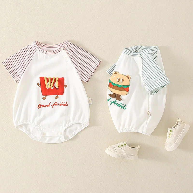 かわいい夏のベビー服コットン e ボディスーツまたは Sve ベビーガール衣装プリンス スレ花柄プリント A ライン Dr