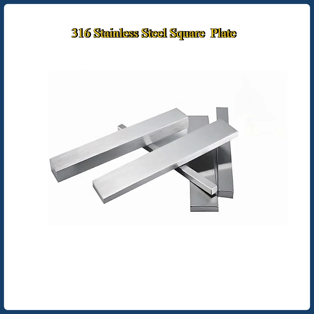 

316 Stainless Steel Square Plate, Thickness 2/3mm Length 100mm 200mm 300mm 500mm