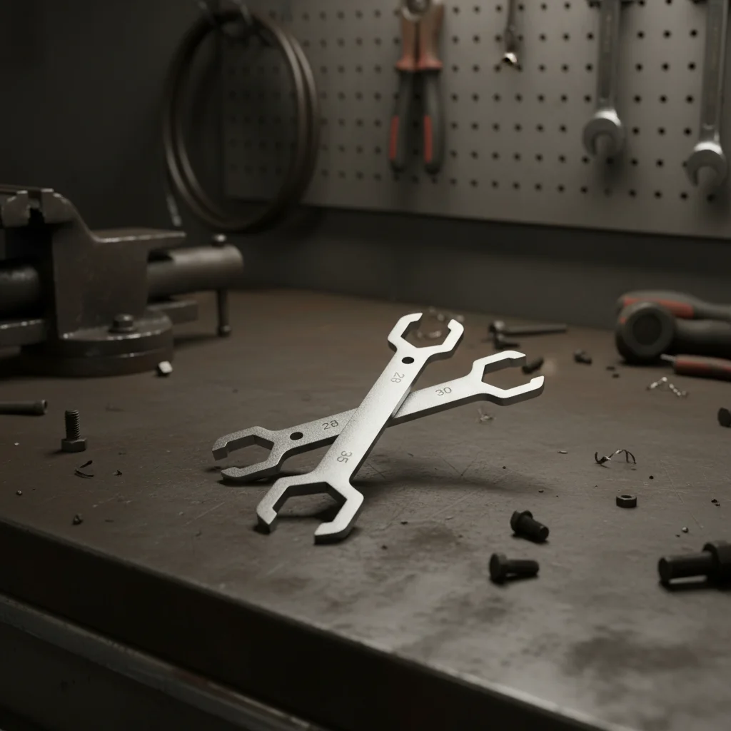 

1pc Double-ended Wrench For Underfloor Heating Valves Repair DIY Maintenance Heating Systems Accessories