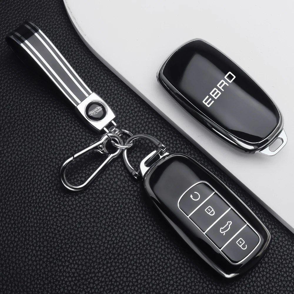 TPU Autoschlüssel-Hülle für Chery Ebro S800 S700 Jaecoo J7 J8 Omoda 5 C5 Fernbedienung Schlüsselgehäuse Schlüsselanhänger Auto-Schutz Zubehör – Detail 6