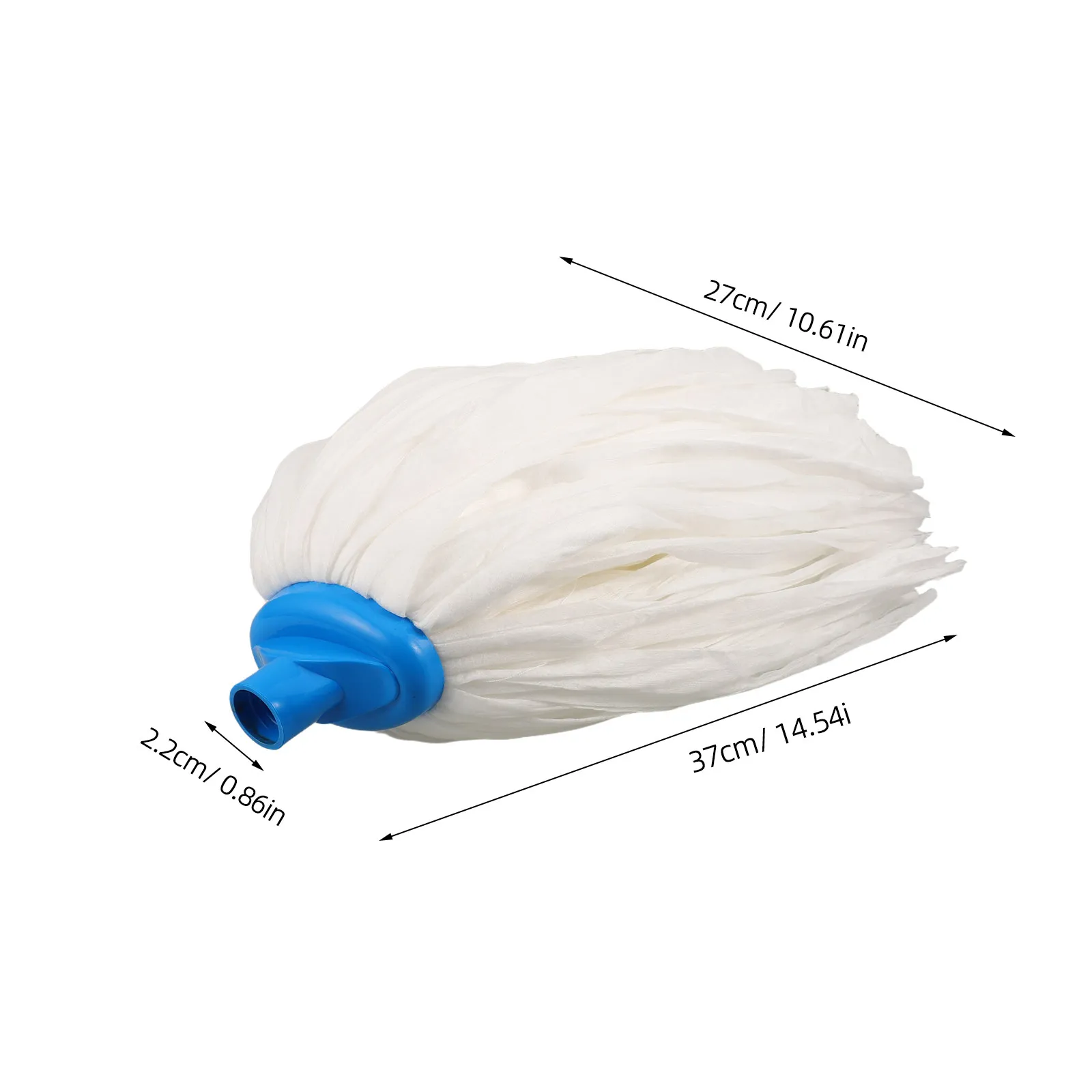 2pcs 22mm Mop Head Replacement, Non-Woven Commerical Mop Heads For 22mm/7/8