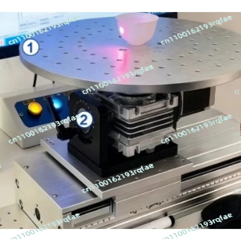 Diameter 300MM Workbench With speed controller and foot switch Electric 360° Rotary Turntable Precision Rotating Platform