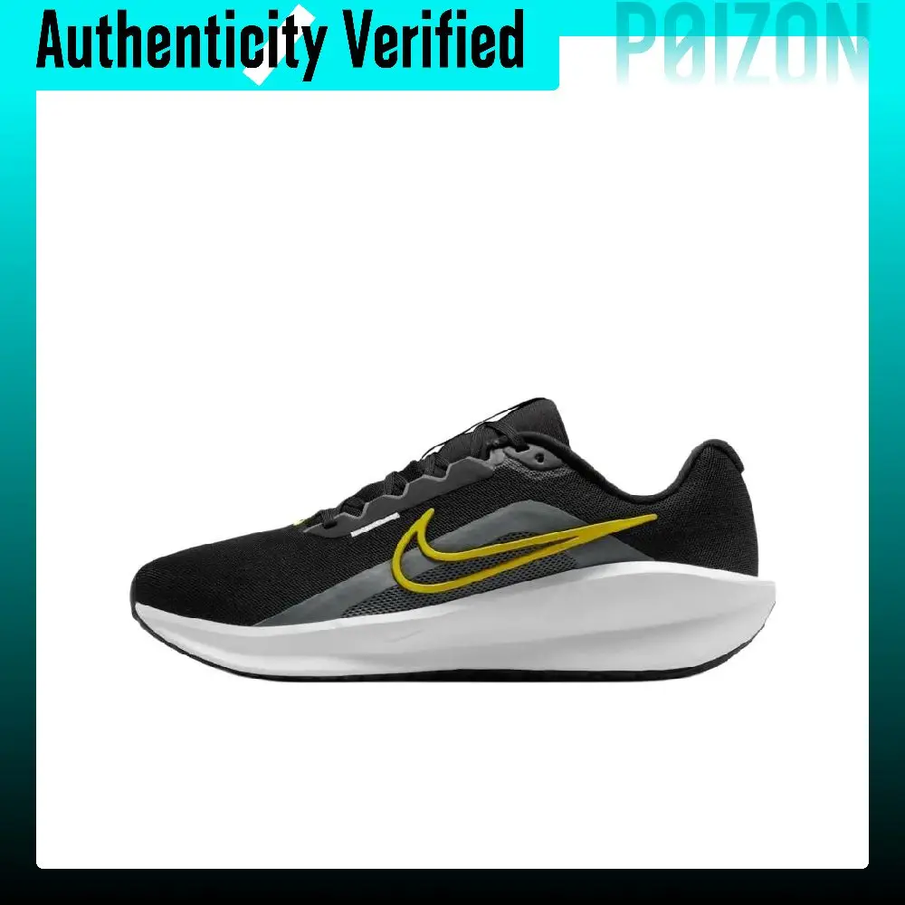 nike-downshifter-13-breathable-support-reflective-running-shoes-men's-black-yellow-fd6454-014