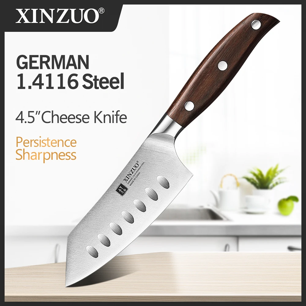 

XINZUO 4.5 inch Cheese Knife Butter Spatula Cheese Dessert Jam Knifes Cream Cutlery Marmalade Toast Bread Knives Butter Spreader