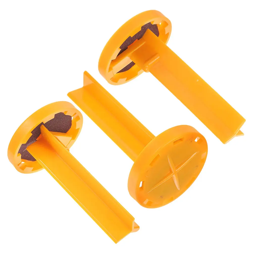 

Набор из 3 пластиковых инструментов для обработки наконечников бильярдных киев: портативный шлифовальный инструмент-файлы для комфортного захвата и длительного использования