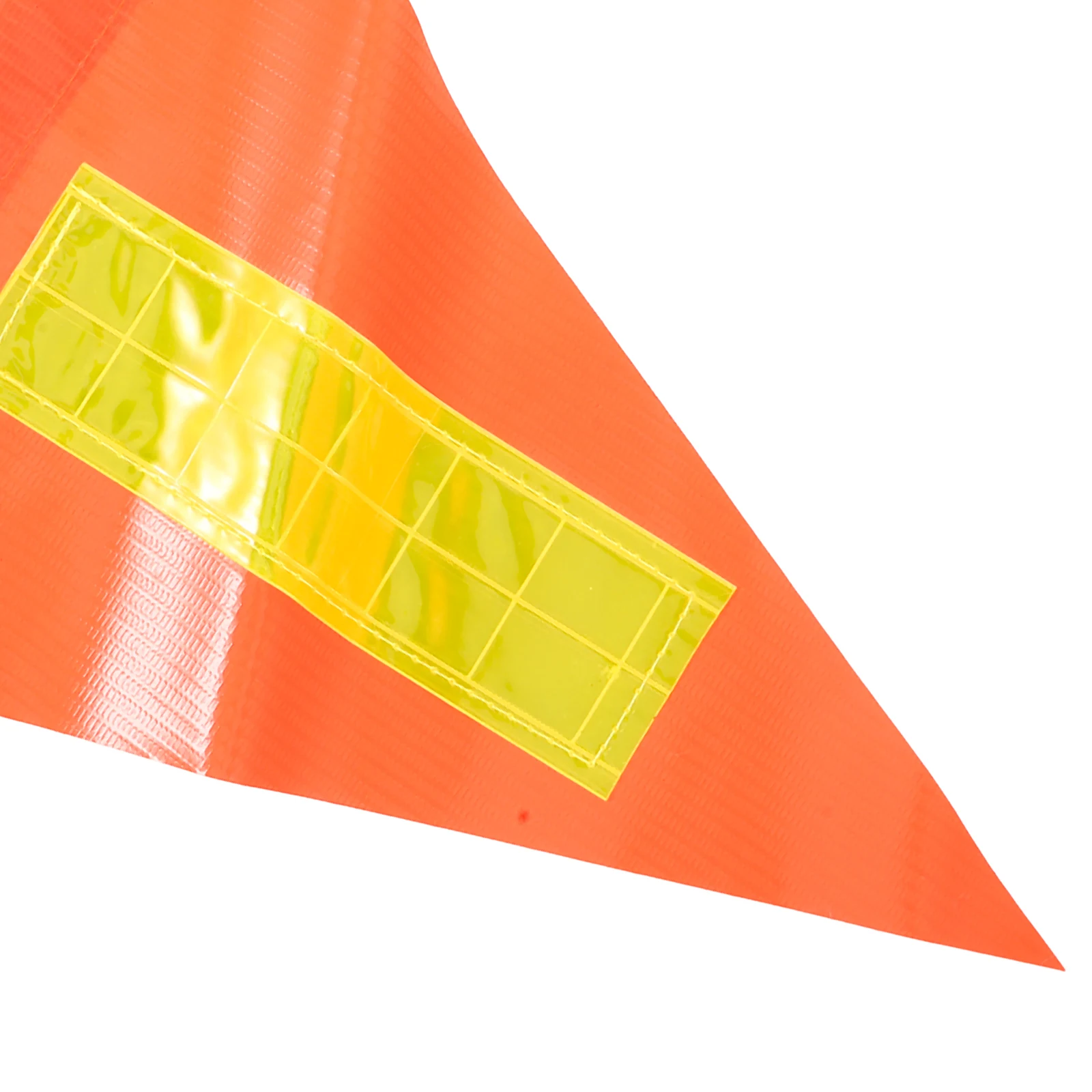 

Retractable Safety Flag 1.2m 20cm Reflective Telescopic Triangle Pole Golf Cart Accessories Wheelchair Flag Enhanced