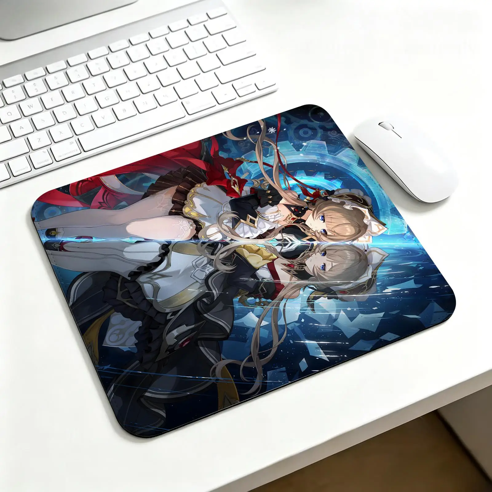 Mouse Pad Regular gaming mouse pad Office mouse pad Laptop desk mat Stitched edge S/M/L size mouse pad  Genshin Impact Sandrone view 2