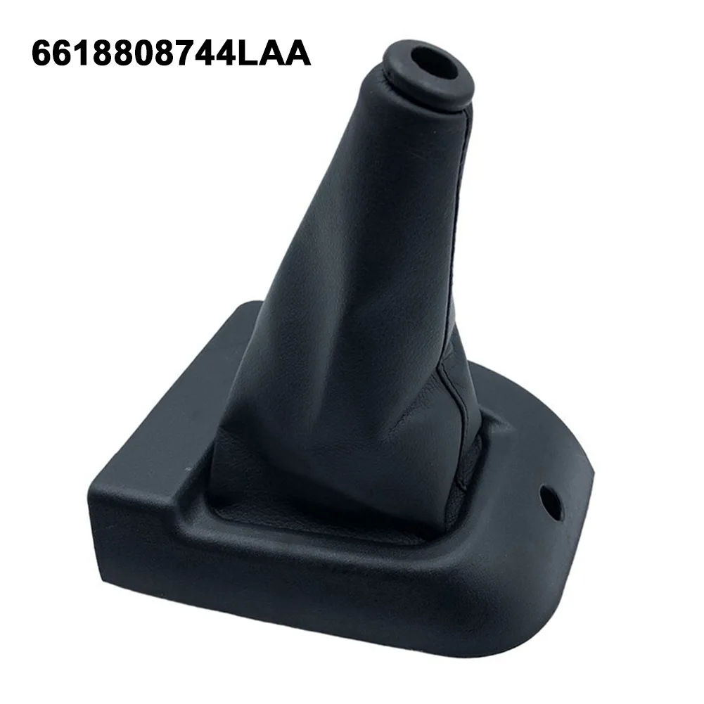 Pomo de plástico negro para palanca de cambios, cubierta antipolvo para Ssangyong Istana MB100, 1996-2000, 6618808744LAA, reemplazo directo, 1 piezas