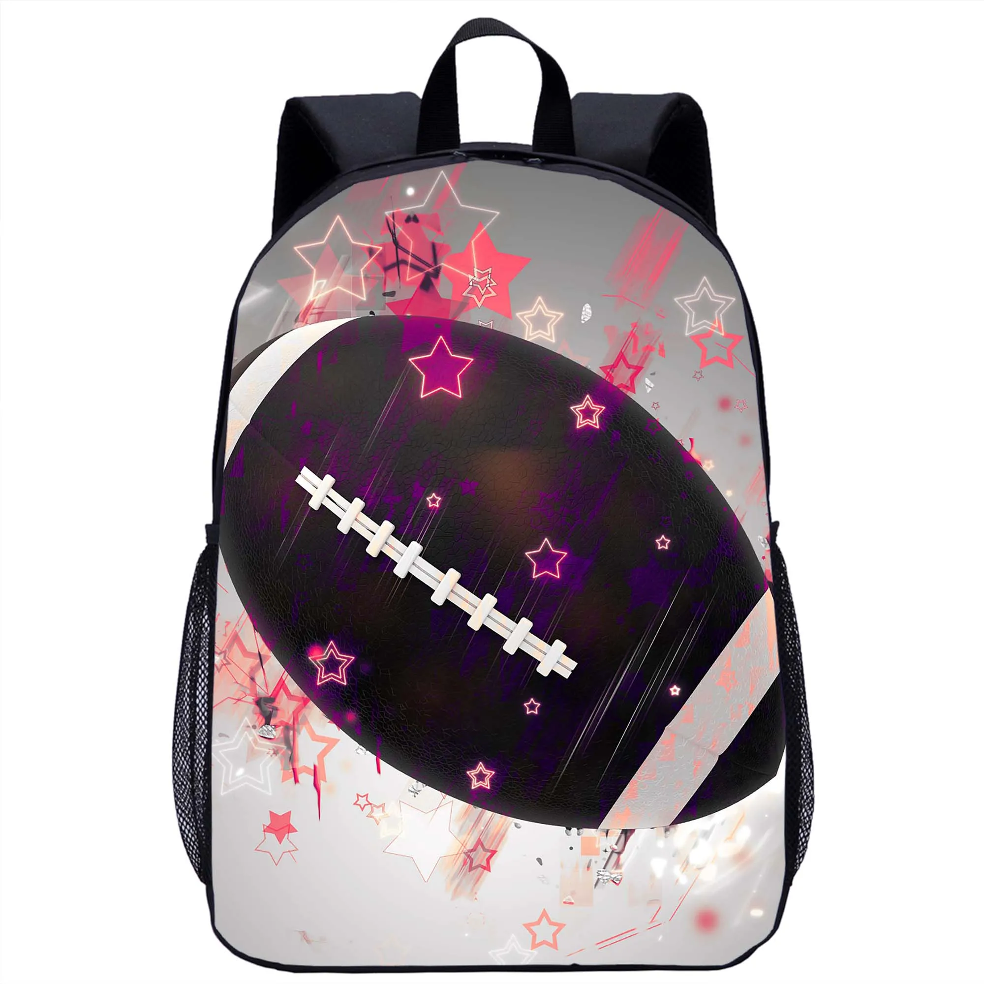 Football Basketball Pattern Backpack Teenager Girls Boys Schoolbag Laptop Bag Daily Storage Backpack Women Men Travel Rucksacks