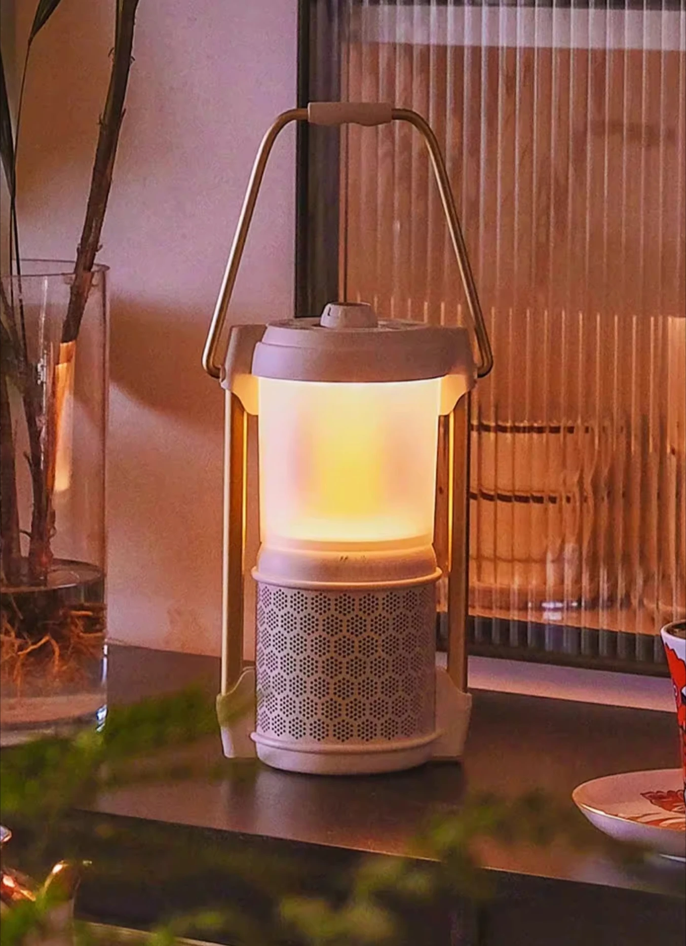 

Retro Camping Light Audio Portable Portable Atmosphere Bluetooth Small Speaker Outdoor High Sound Quality Subwoofer