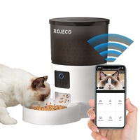 Automatic Cat Feeder With Camera Video Cat Food Dispenser Pet Smart Voice Recorder Remote Control Auto Feeder For Cat Dog