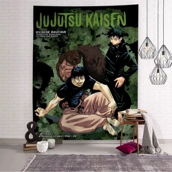 Jujutsu Kaisen Fushiguro Toji Printed Large Wall Tapestry Cheap Wall Hanging Bohemian Wall Tapestries Mandala INS Home Decor