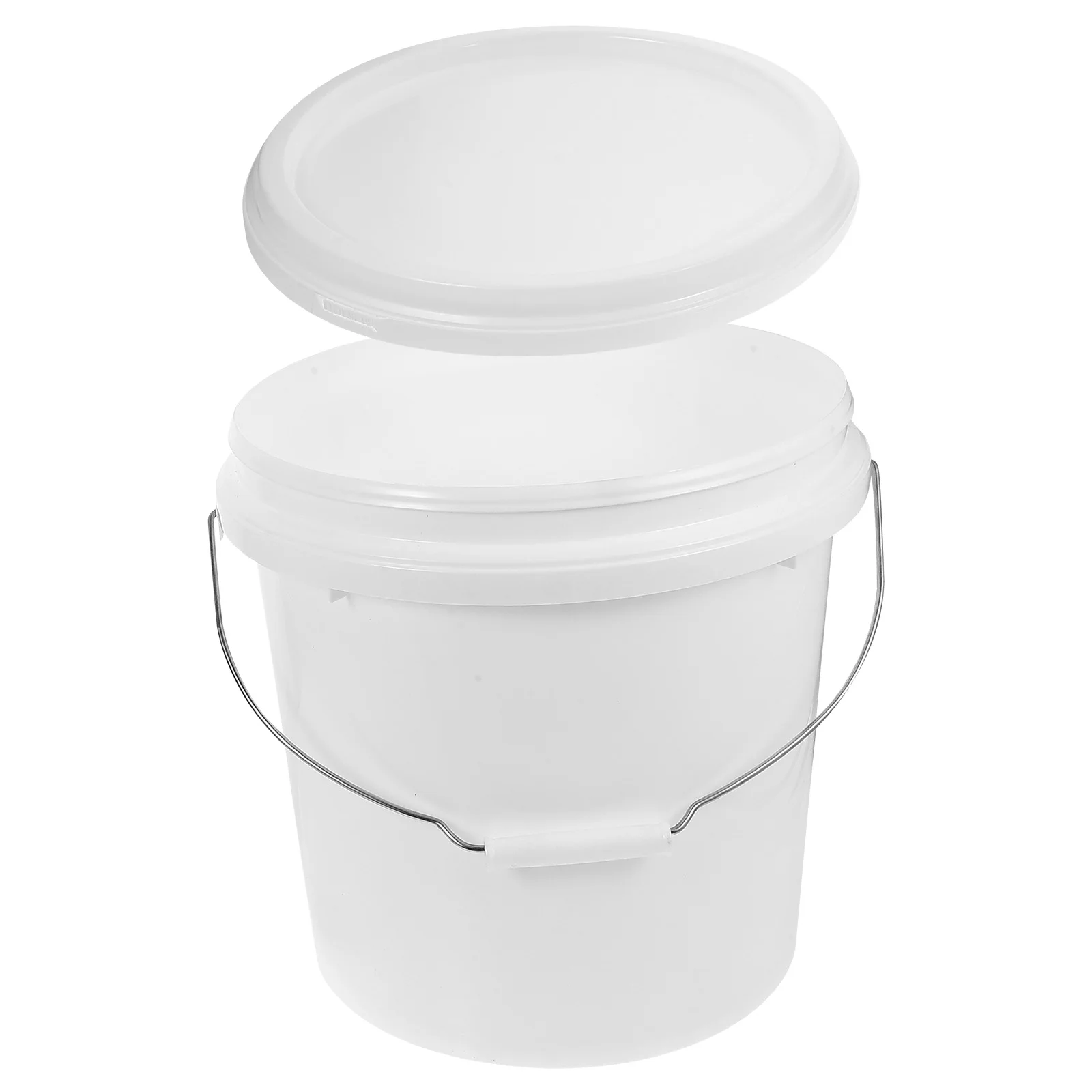 

2.2 Gallon Bucket Empty Storage Airtight Lid Empty Storage Bucket Container 10L Black Iron Handle Packaging Safe Reliable