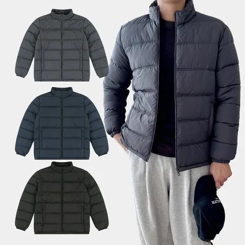 남성용 데일리 푸퍼 패딩 점퍼, 2024 겨울 