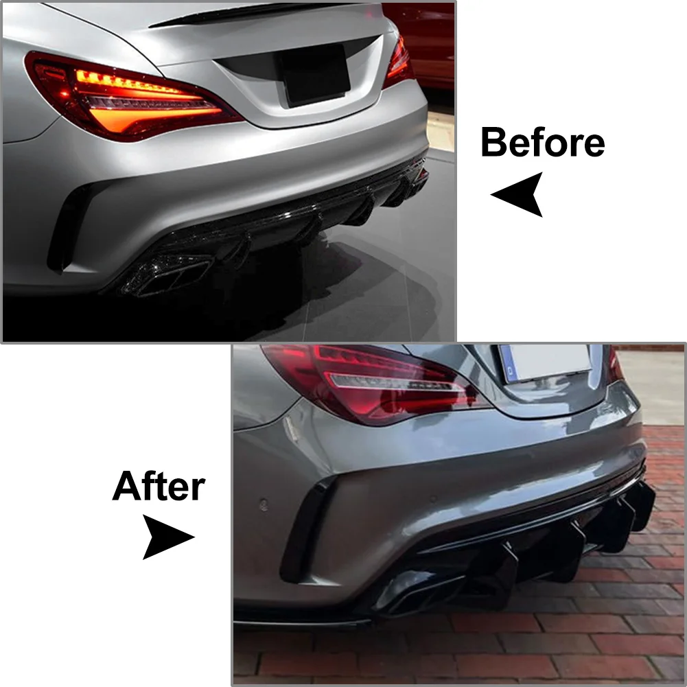 Car Rear Trunk Spoiler Wing Accessories For Mercedes Benz CLA Class C117 CLA45 2016 2017 2018 2019