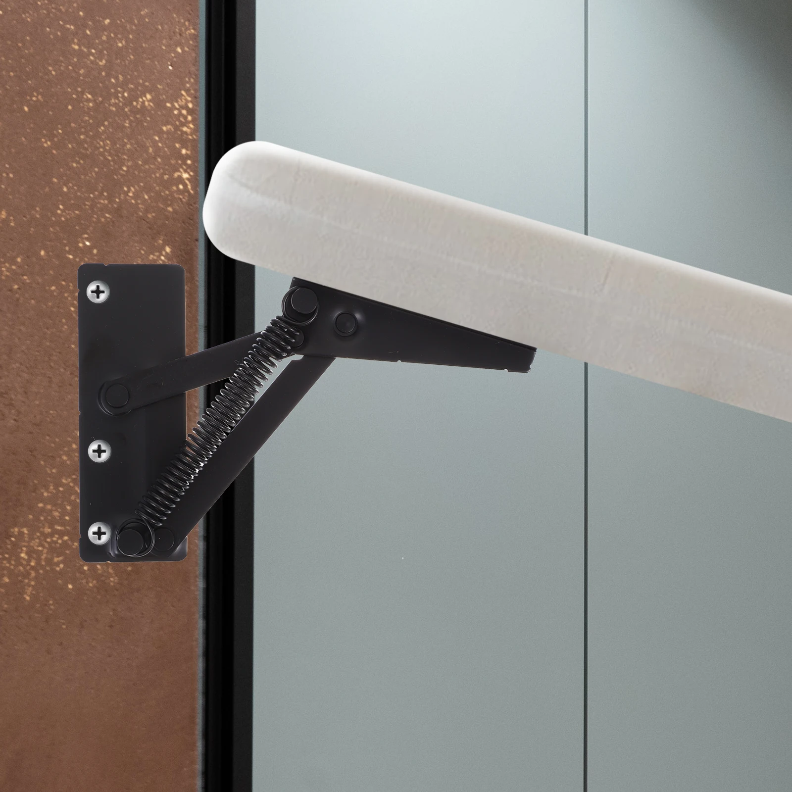 

Spring Hinge Cabinet Door Hidden Lift Hinges Drop Leaf Corner Support Table Hardware Garage Hydraulic Rod