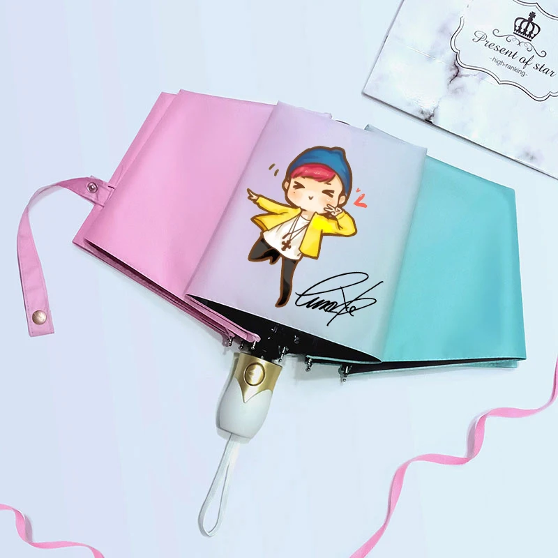 

BigBang GD Signature Q версия креативный подарок Auatic зонт мужской и женский солнцезащитный непромокаемый зонт кактус для взрослых