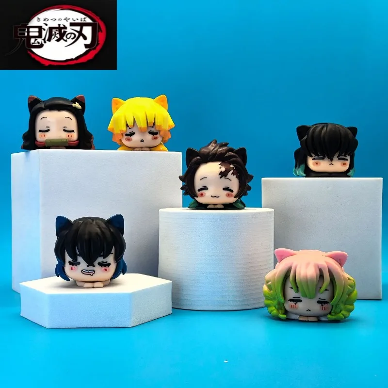 

Фигурки Demon Slayer: Стоящие и лежащие статуэтки Танджиро, Незуко, Юзуки, Михо. Милые аниме-фигурки для декора дома и подарков.