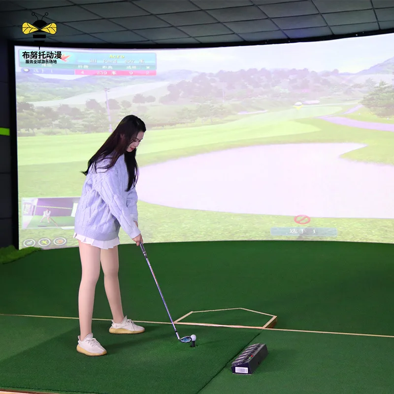 

Golf Indoor Experience Hall Simulation System Practice Equipment Office Putter Set Equipment Leisure Sports