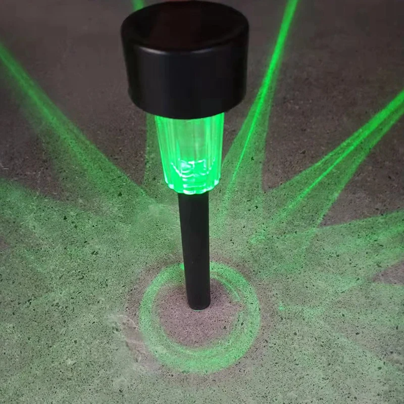 LICE-Solar Lawn Lamp, Outdoor Garden Lamp, Outdoor Ground Lamp, Household Solar Lamp (Plastic Type)